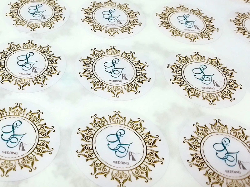 婚禮貼紙 / 米香包裝貼紙